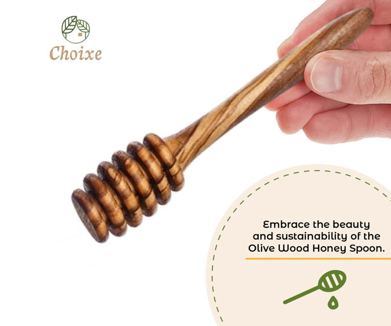 Olive Wood Honey Spoon image number 5