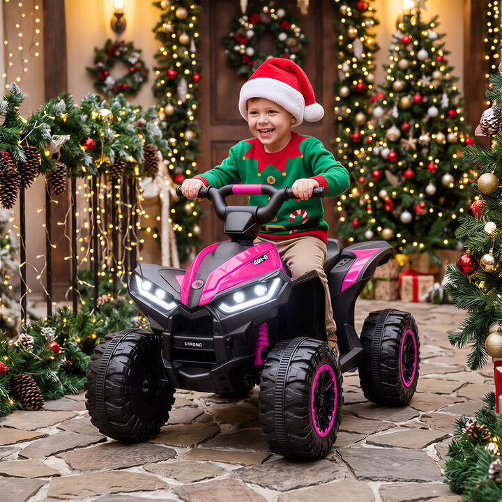 BreeBe Kids Battery Powered ATV Quad with Forward and Reverse