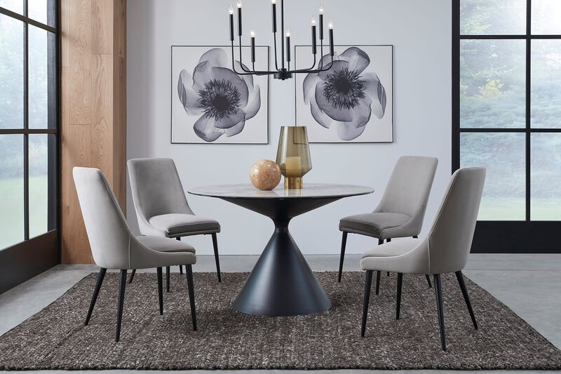 Winston Grey Stone Top Dining Table