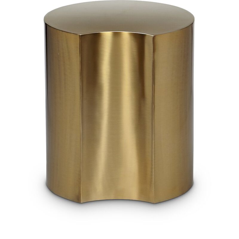 Meridian Furniture Dimple Gold End Table