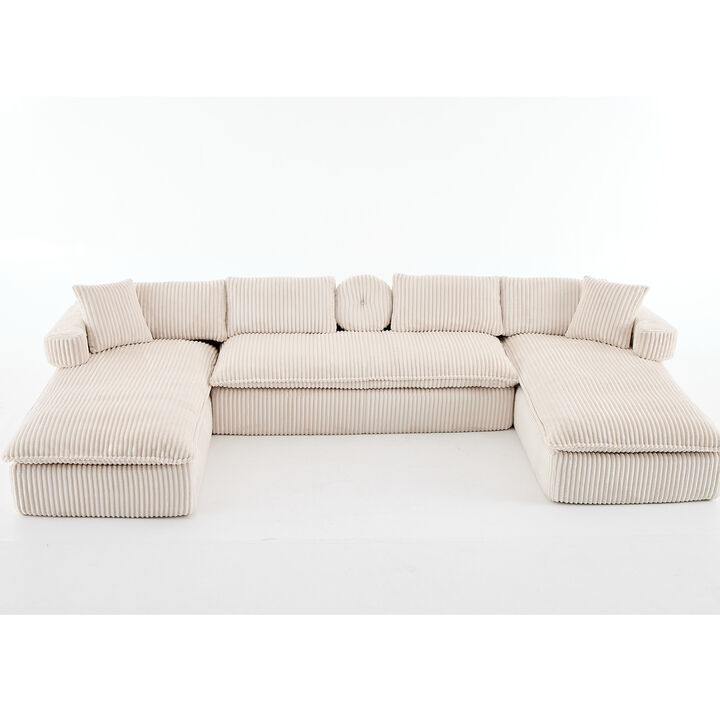 Britan 149" Oversized Sectional Couches U Shaped Couch