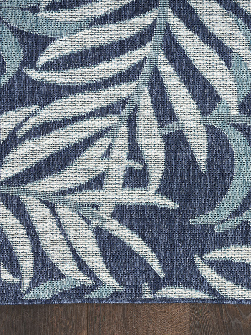 Garden Oasis GOA01 Navy 2' x 8' Rug