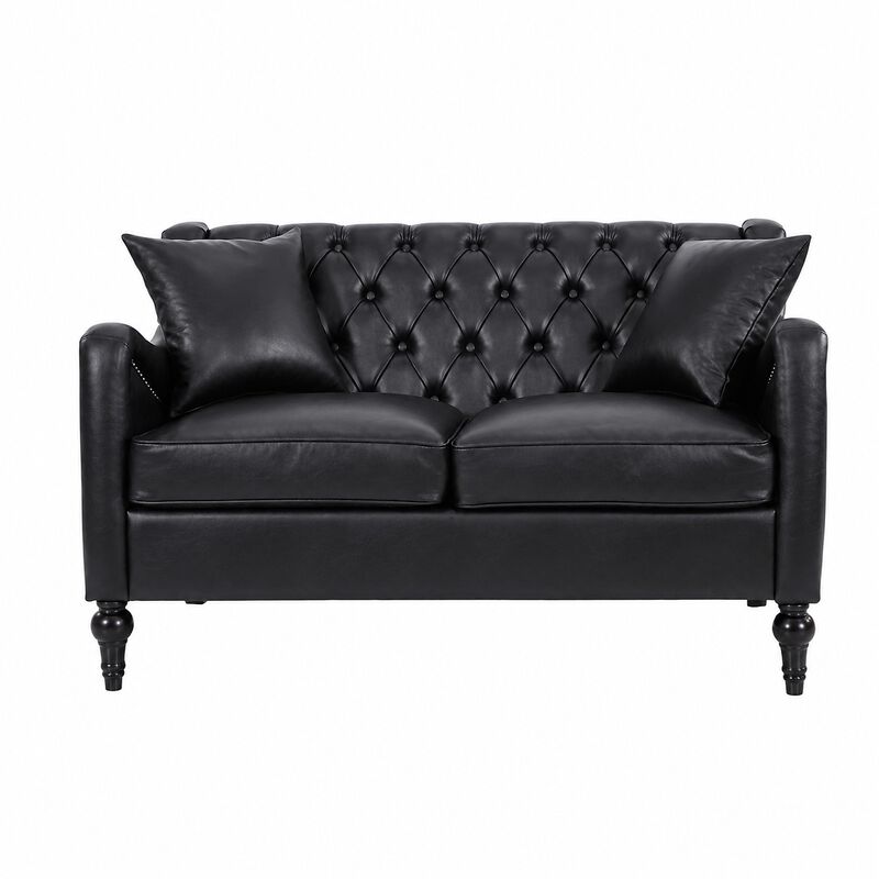 Nulin PU Leather Loveseat Sofa image number 0