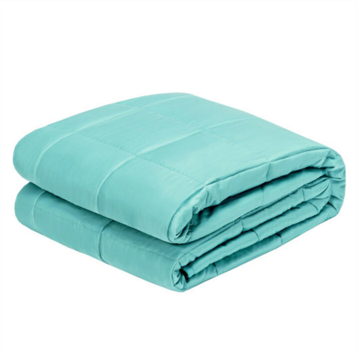 20 lbs 60" x 80" Heavy Weighted Soft Breathable Blanket with Natural Bamboo Fabric