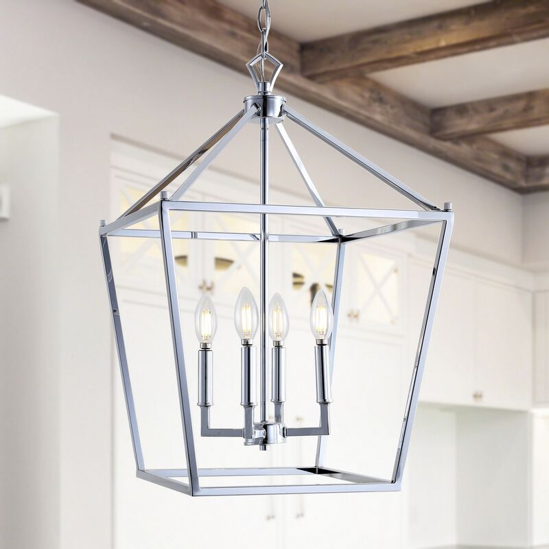 PagodaBulb Lantern Metal LED Pendant