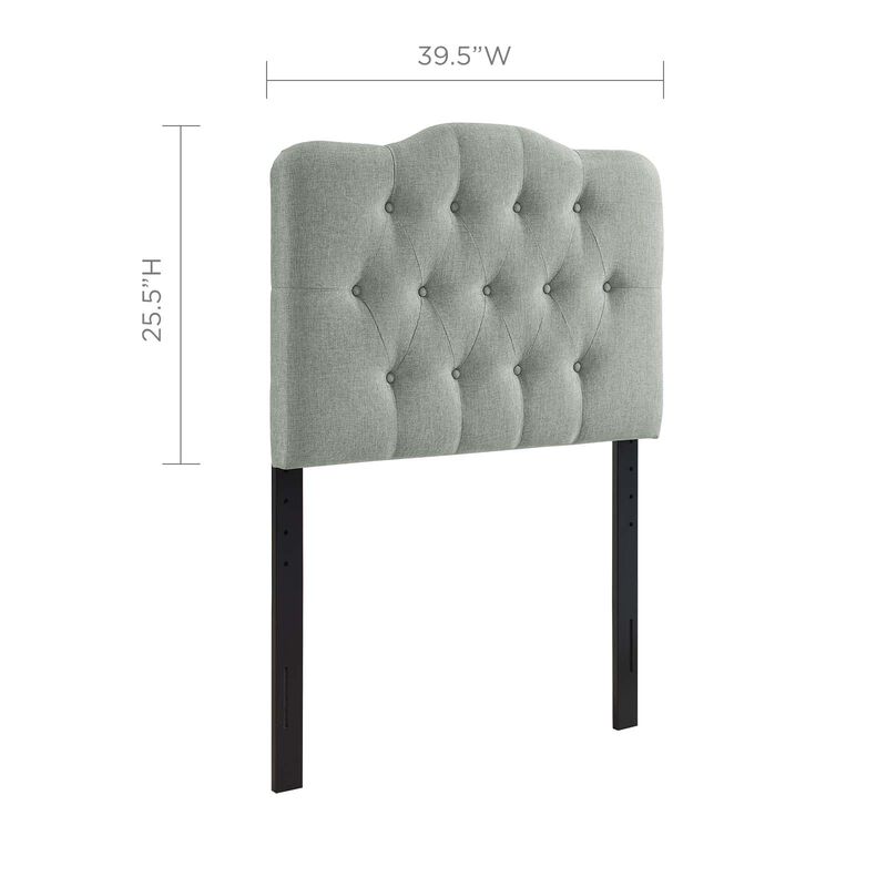 Modway - Annabel Twin Upholstered Fabric Headboard Gray
