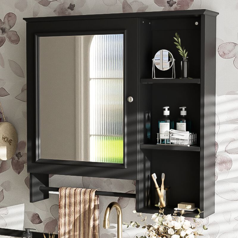 ELEMENT ACE Space Saving Wall Mounted Medicine Cabinet with Adjustable Storage Shelves image number 8