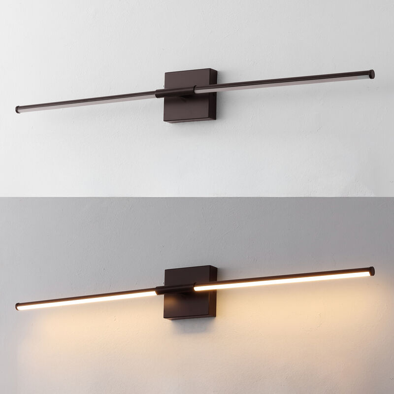 Makena Modern Minimalist Dimmable Integrated LED Metal Wall Sconce