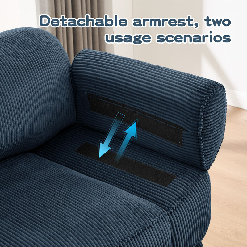 Rongir 2-Seater Sofa with Ottoman image number 5