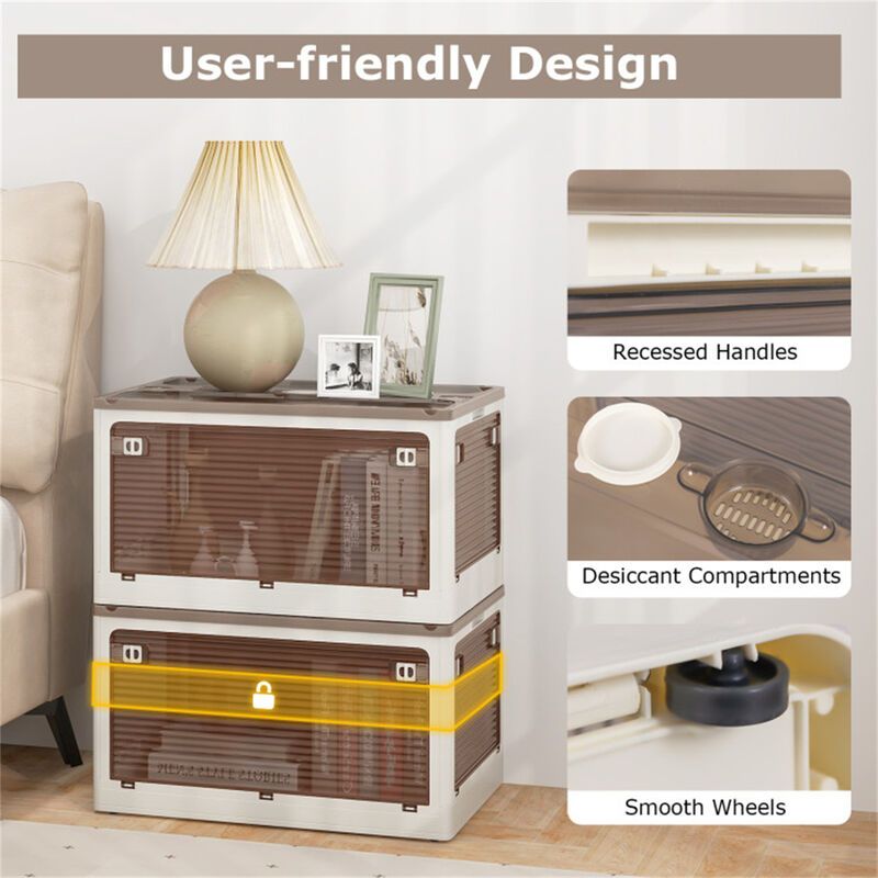 3-Pack Stackable Storage Bins for Home Organization and Closet Storage image number 7