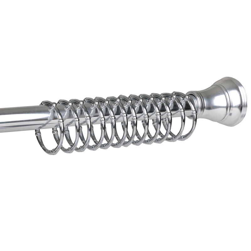 Zinc Shower Curtain Hooks, Set of 12 image number 5