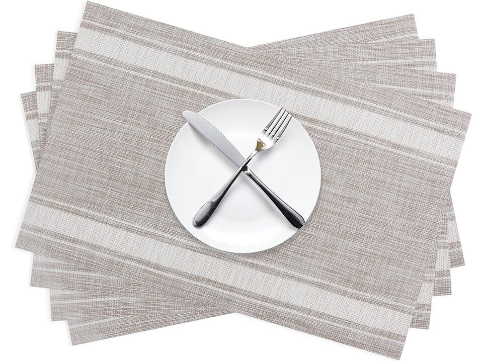 Placemats Set of 6 and Table Runner Set