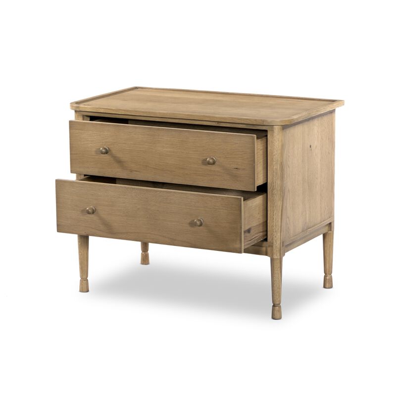 Franny Saddle Brown Nightstand