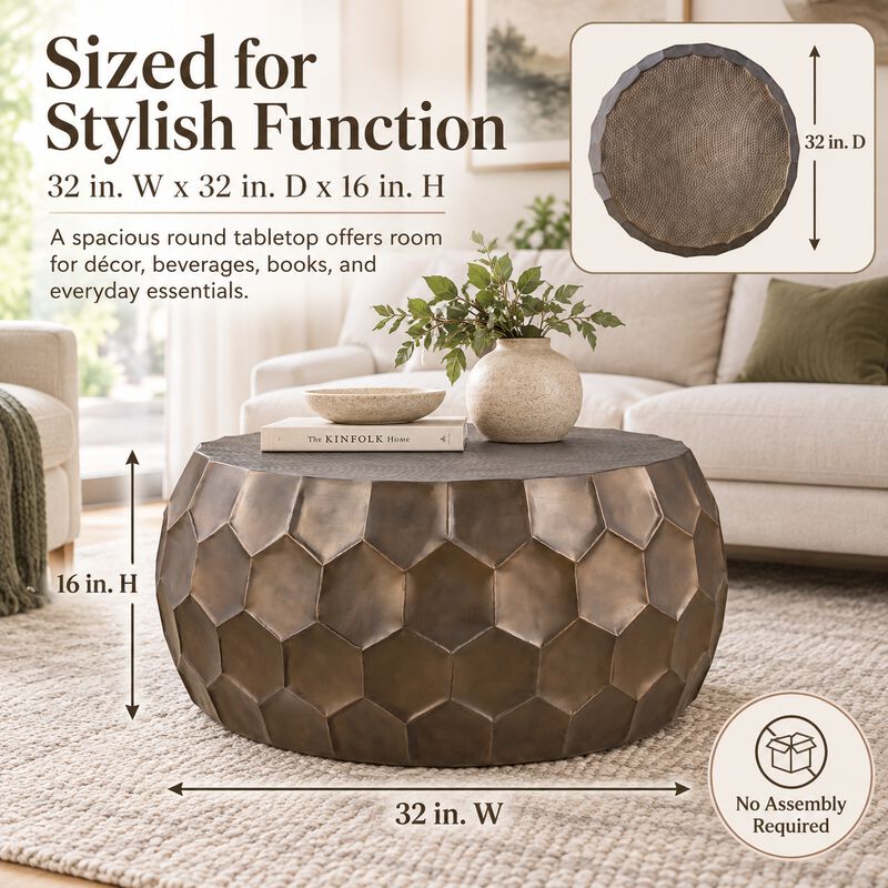 Rivarisse Patterned Coffee Table image number 5