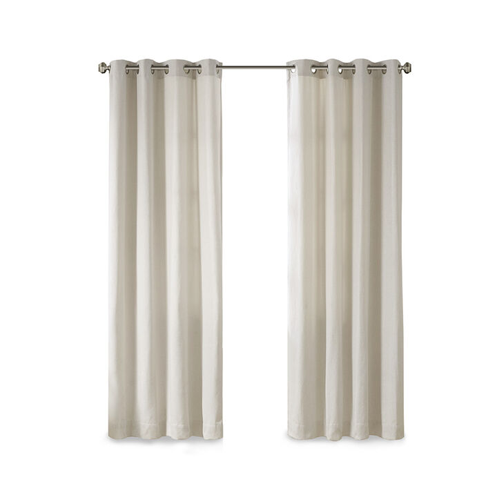 Gracie Mills Zephyrine Grommet Top Curtain Panel - 50x63"