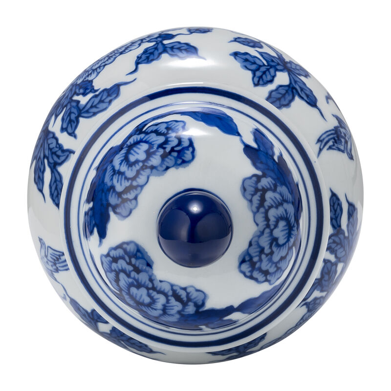 8" Ceramic Temple Jar image number 4