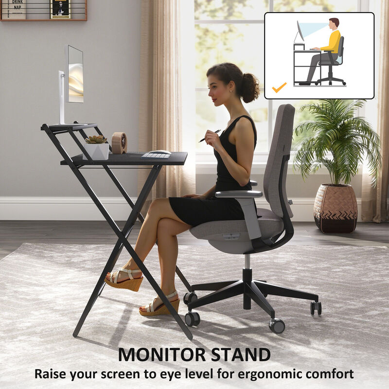 Modern Office Desk &ndash; Ergonomic, Sturdy, and Spacious for Home or Work Setup