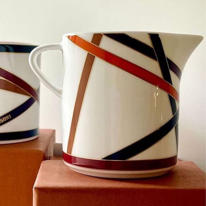 Creamer NASTRI MULTICOLOR, diam. 3.54", H 3.35"