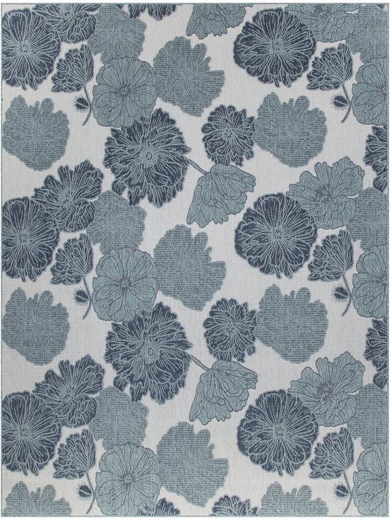 Garden Oasis GOA04 Blue 9' x 12' Rug