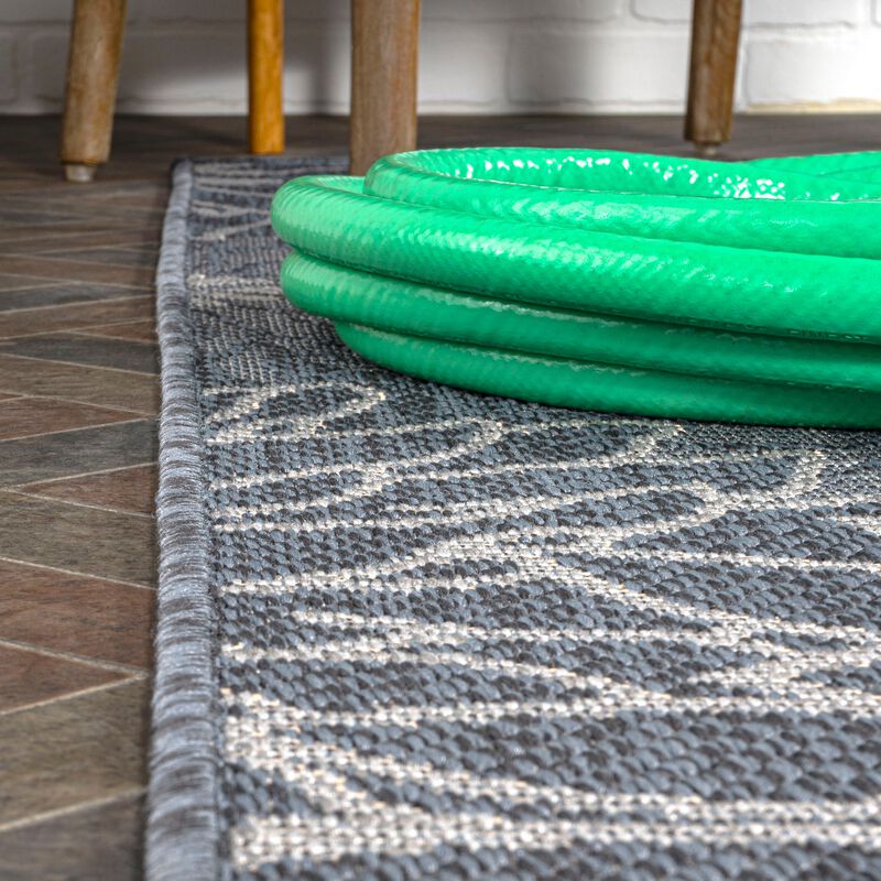 Bahamas Modern All Over Floral Indoor/Outdoor Area Rug