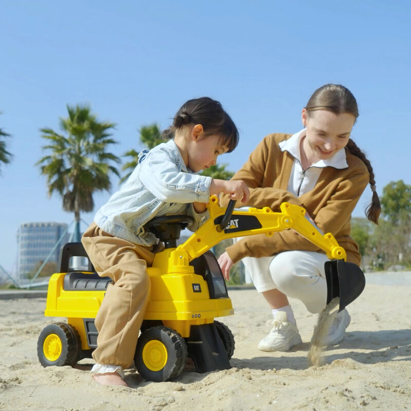 BreeBe Kids Construction Excavator Ride On with Storage image number 7
