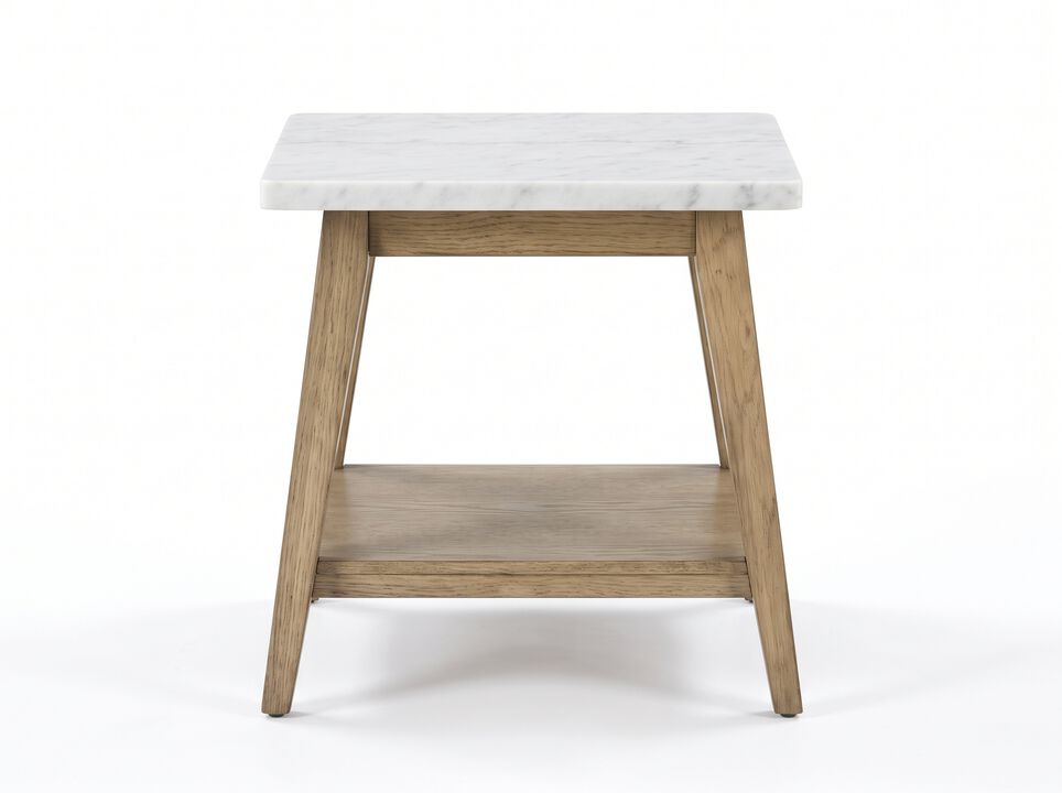 Vida Marble Top Side Table