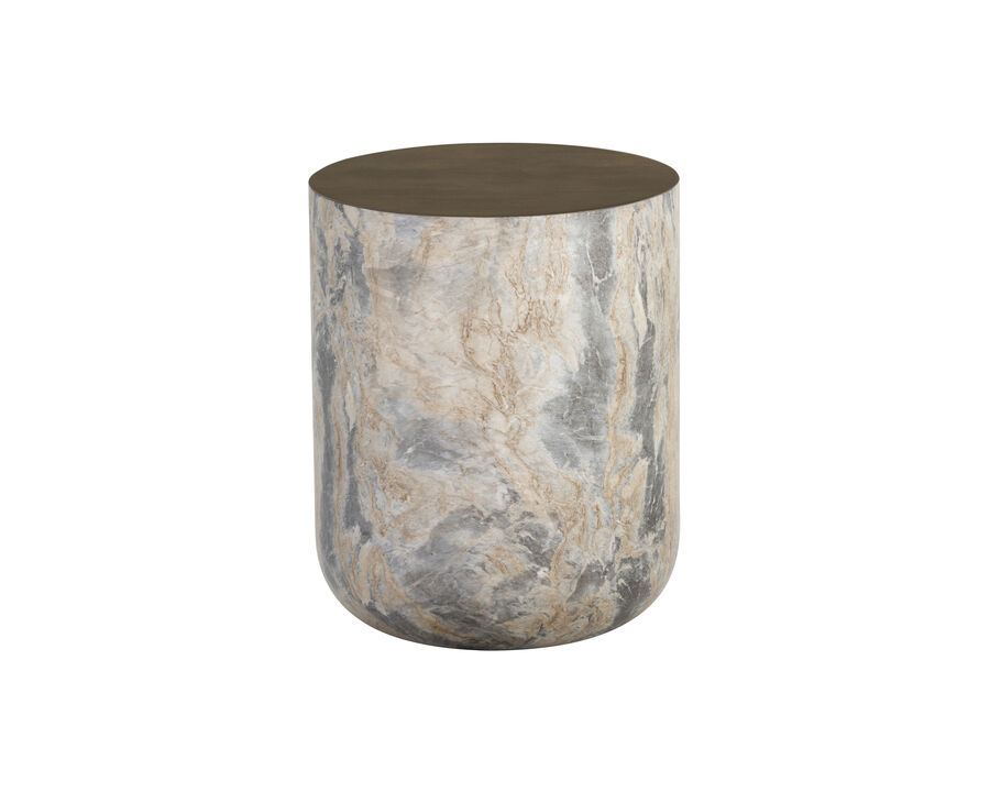Diaz Marble End Table