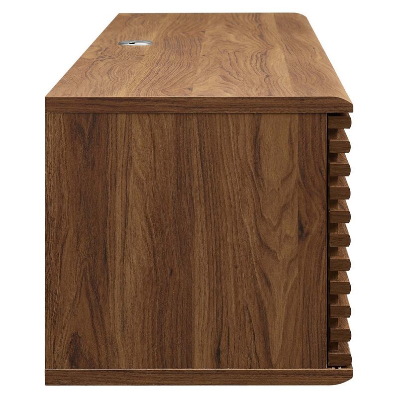 Render 60" Wall-Mount Media Console TV Stand-Benzara image number 1