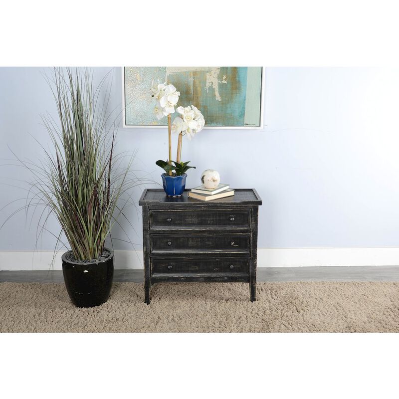 Sunny Designs Black Sand Side Chest