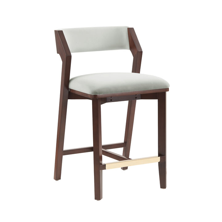 Patricia White Counter Stools (Set of 2)