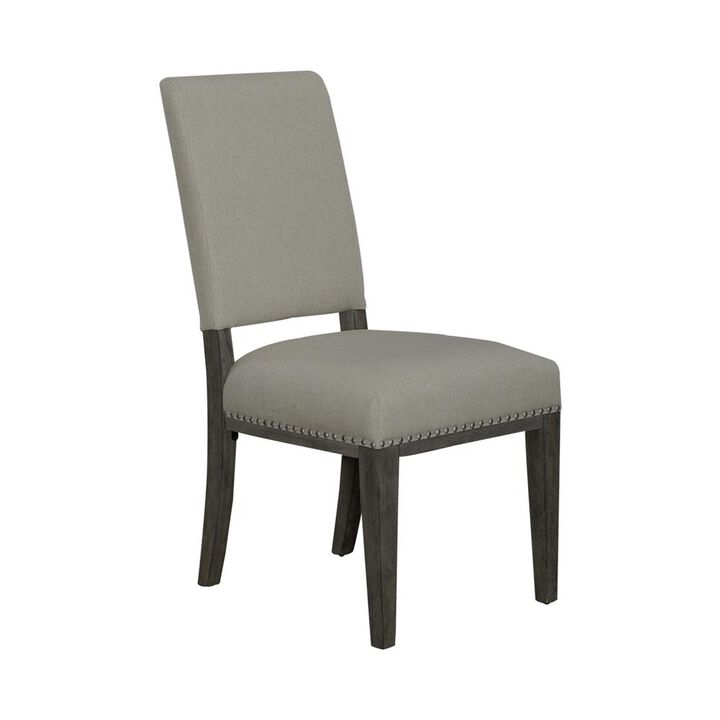 Liberty Furniture Uph Side Chair (RTA) - Set of 2 Traditional Brown in Havana Brown Finish
