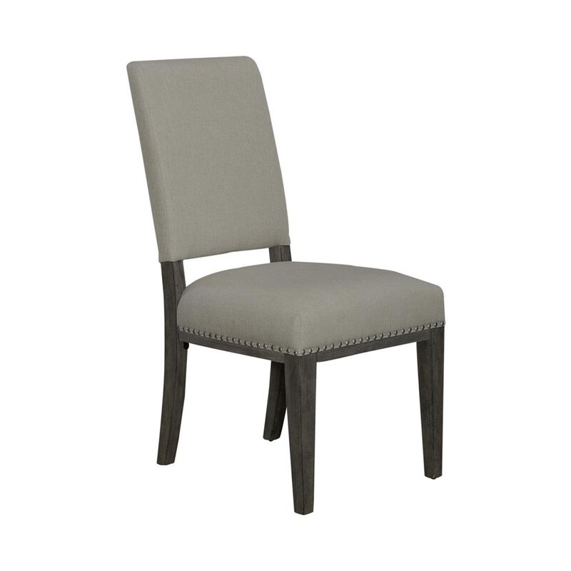 Liberty Furniture Uph Side Chair (RTA) - Set of 2 Traditional Brown in Havana Brown Finish image number 1