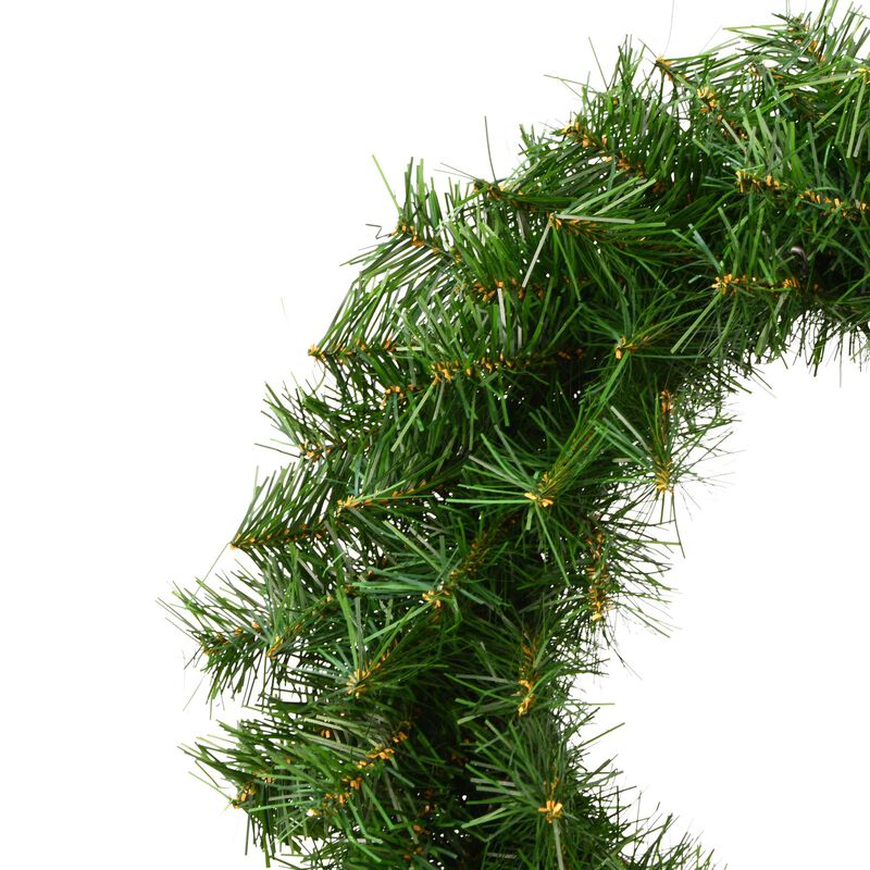 Vickerman 48" Canadian Pine Artificial Christmas Wreath, Unlit - Artificial Pine Christmas Wreath - Seasonal Indoor Home Decor - Featuring 480 PVC Tips image number 1