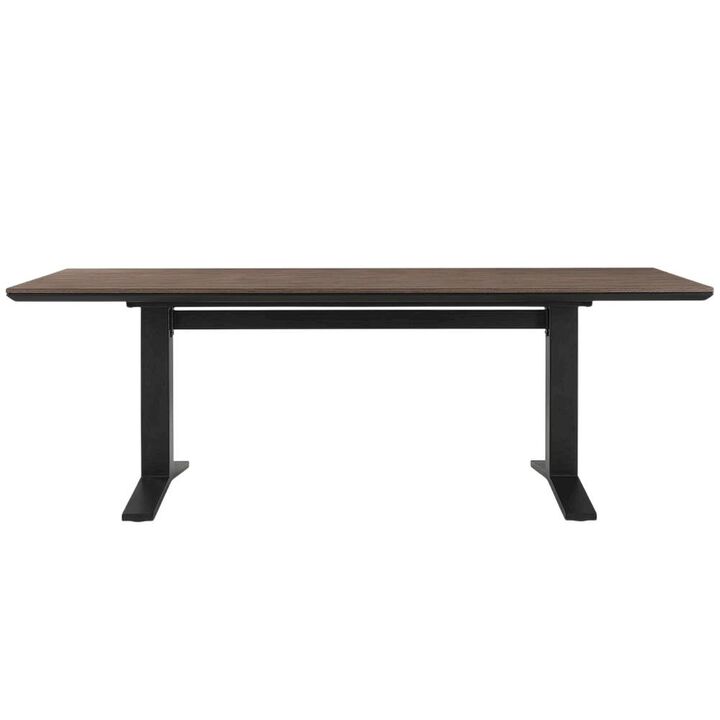 Aluminum Outdoor Patio Dining Table With Sleek Finish And Sturdy Design