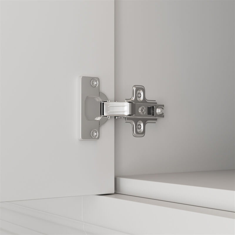 FUFU&GAGA Large Capacity Combined Wardrobe with Embossed Molded Doors, Multi-Functional Hidden Storage for Hanging and Folding Clothes, (144.9 in. W x 20.6 in. D x 93.9 in. H), White