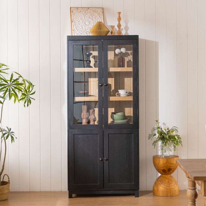 Goberl Vintage Glass Display Cabinet