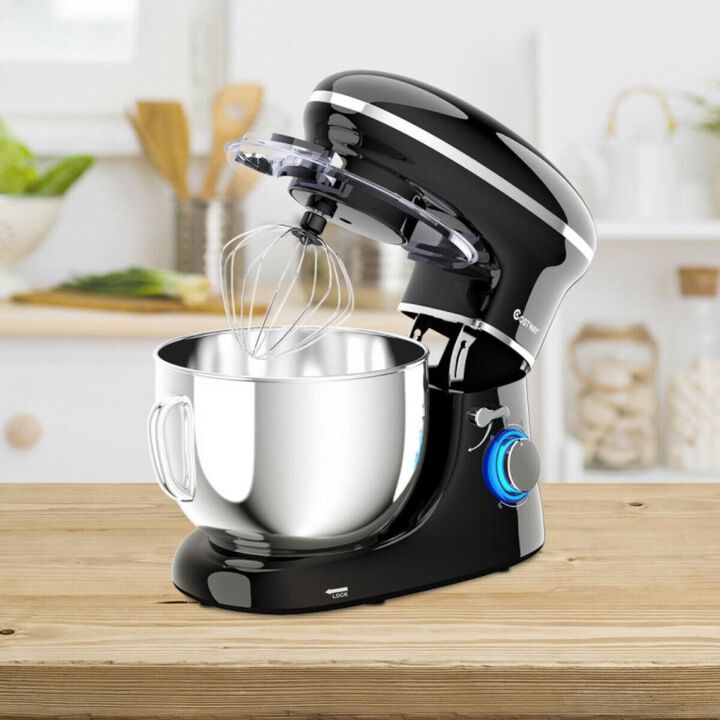 Costway  6.3 Quart Tilt-Head Food Stand Mixer 6 Speed 660W