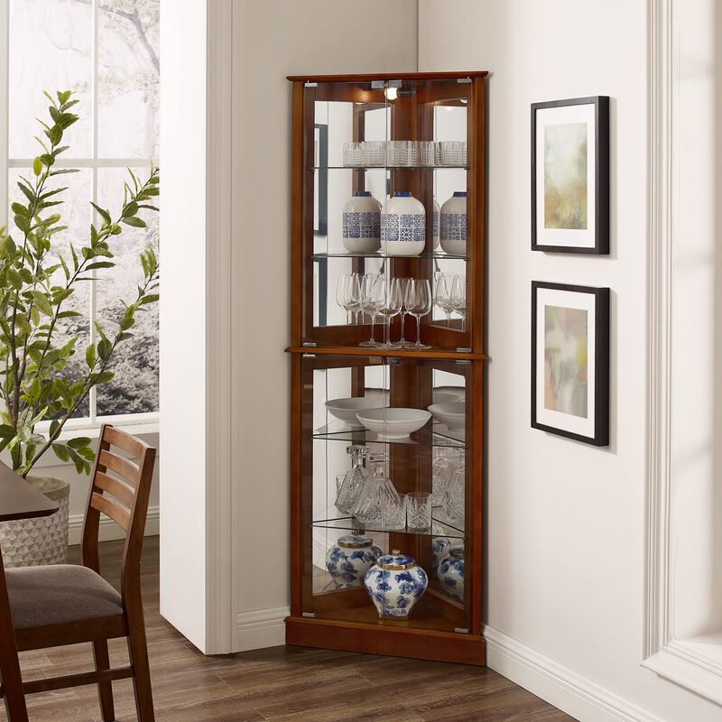 Segrin Corner Curio Dispaly Cabinet image number 4