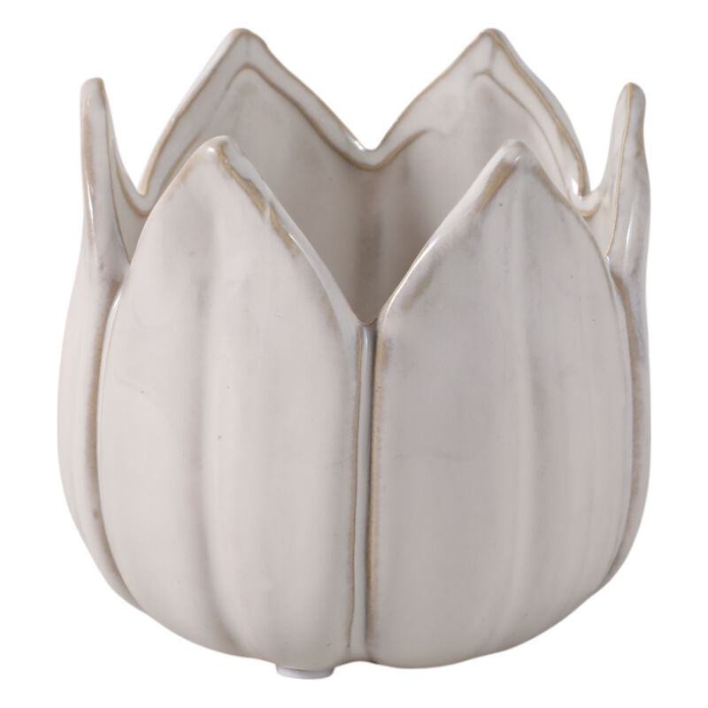 4" Tulip Pencil Cup, Ivory image number 3