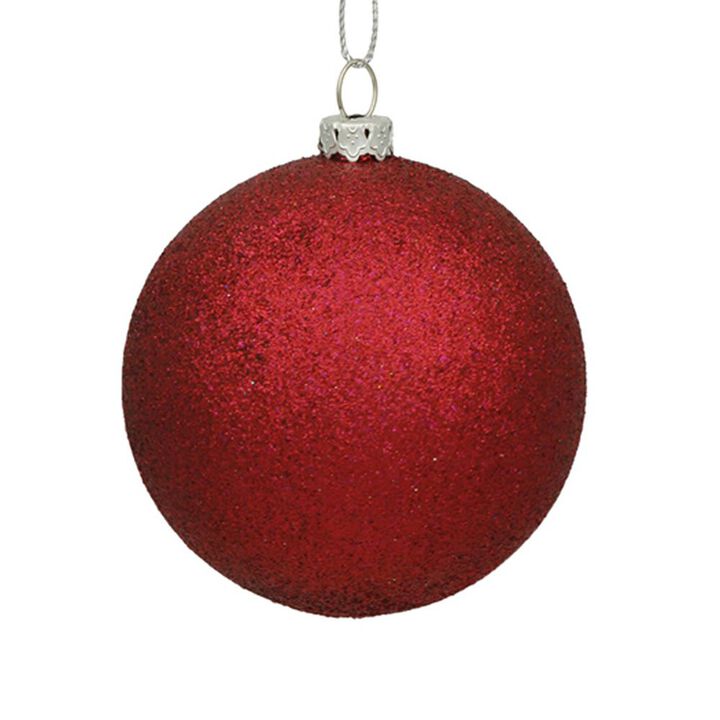 Vickerman Wine Glitter Ball Drilled Cap -