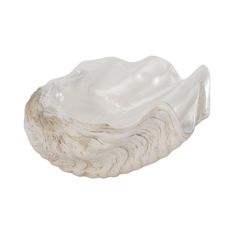 9" Pearlized Shell Bowl, Ivory image number 3