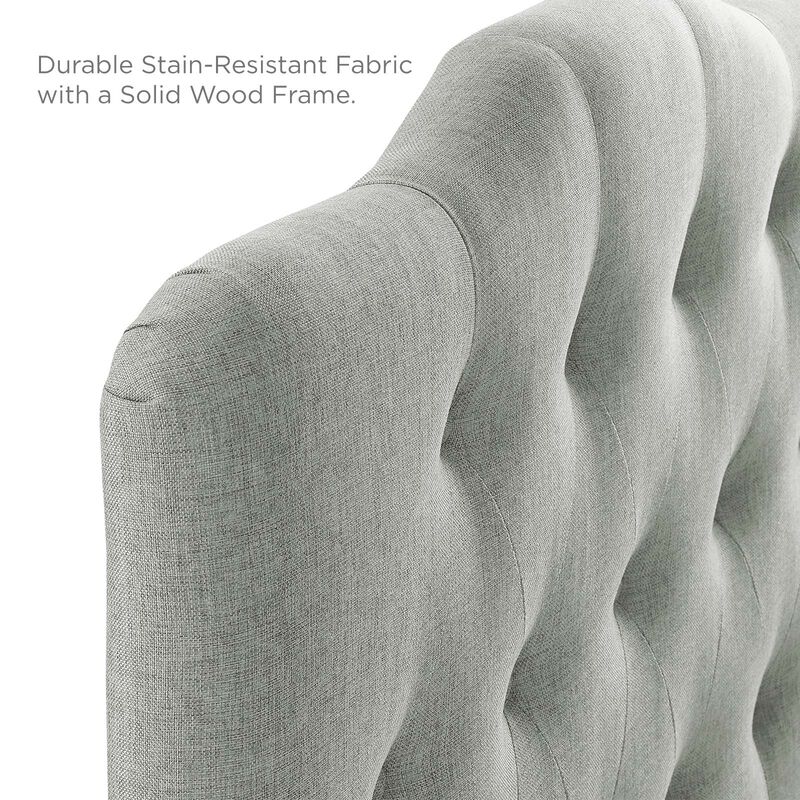 Modway - Annabel Twin Upholstered Fabric Headboard Gray image number 4