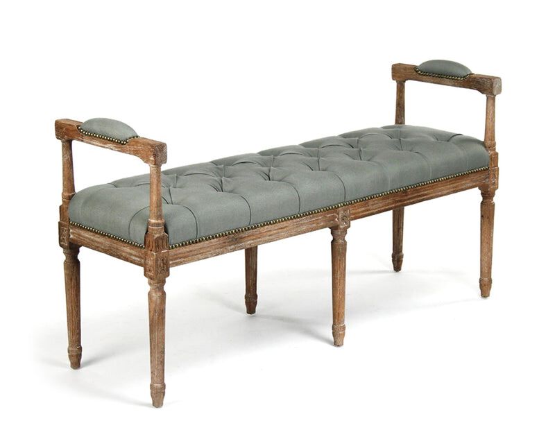 Nicolas Tufted Bench image number 0