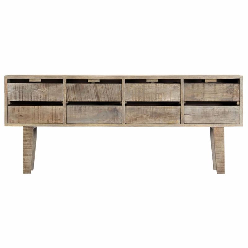 vidaXL Sideboard 55.1"x11.8"x23.6" Solid Mango Wood