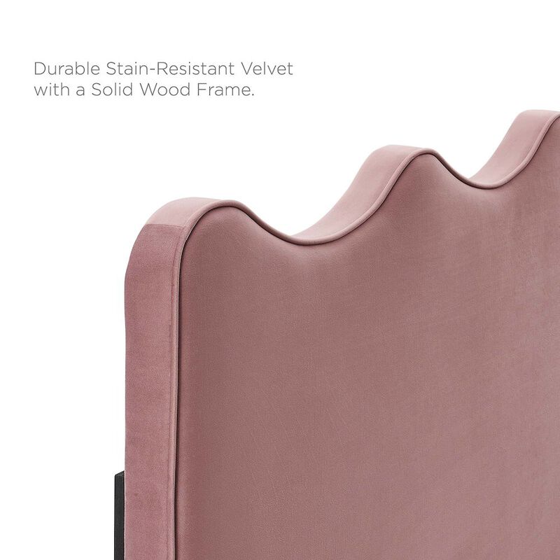 Athena Performance Velvet Twin Headboard image number 4
