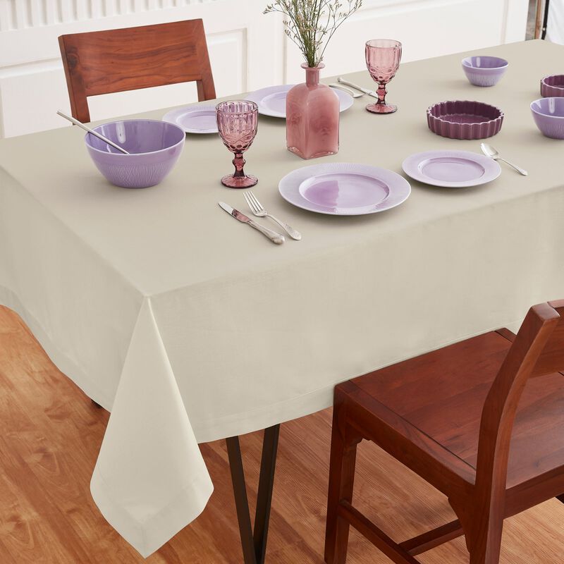 Cotton Linen Tablecloth - Dru - Cotton Linen Plain image number 2