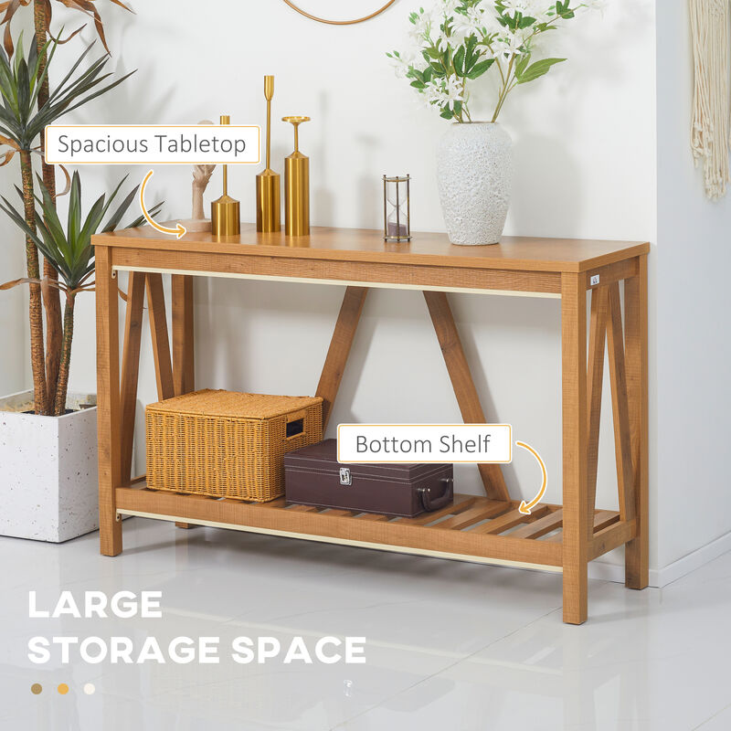 Hivvago Farmhouse Sofa Table for Living Room or Hallway image number 3