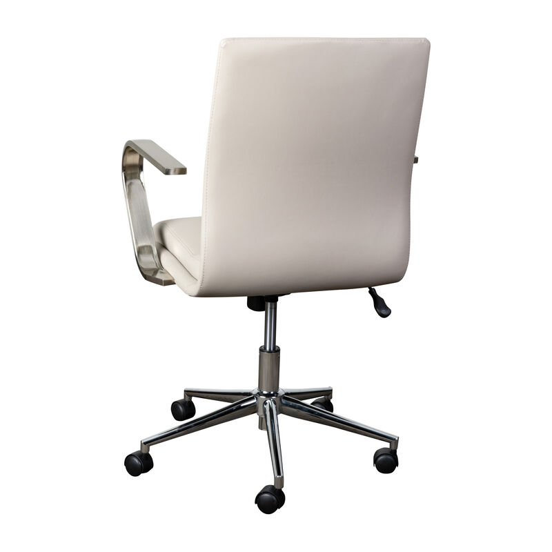 James Mid-Back Designer Executive Office Chair with Base and Arms