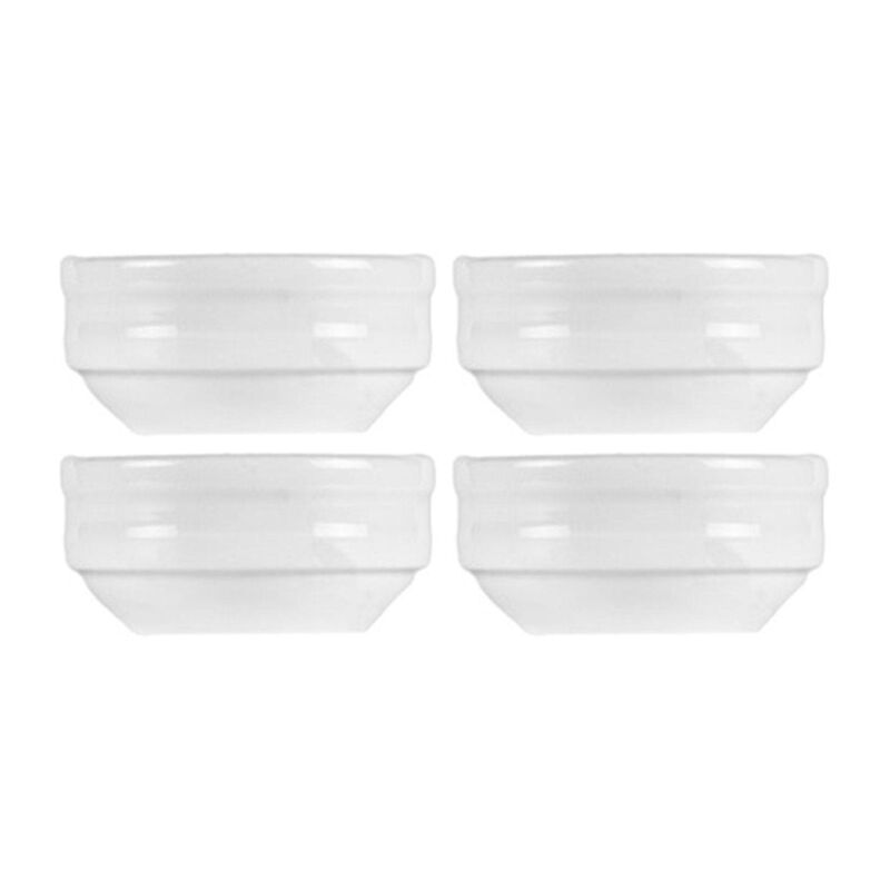 Lizbon dia.2.25" h:1" 1 oz. Round White Porcelain Bowl (Set of 4) image number 0