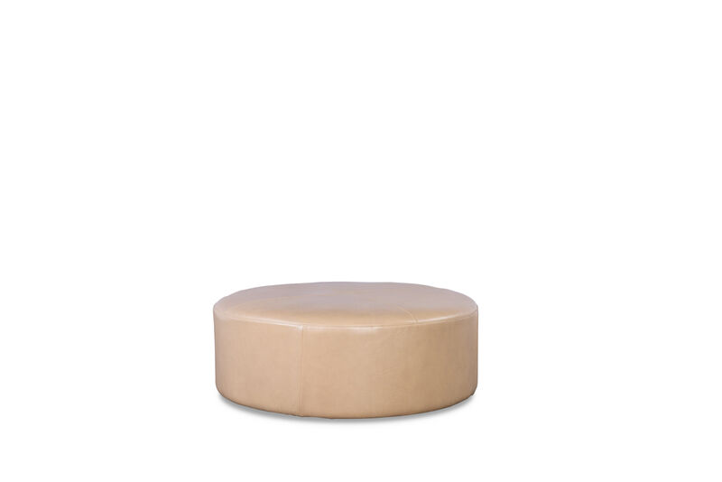Cologne Leather Ottoman